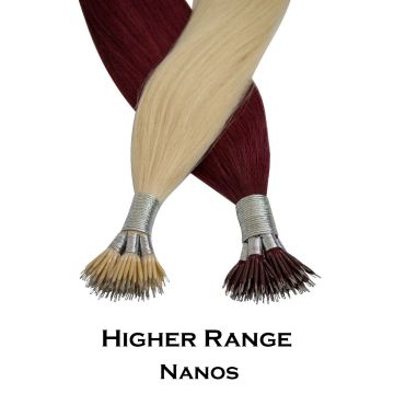 Nano Tip Hair Extensions DOUBLE DRAWN Higher Range