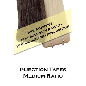  Injection Tape Hair Extensions MEDIUM-RATIO Higher Range