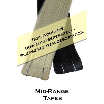 Tape Hair Extensions DOUBLE DRAWN Mid Range - Guaranteed Remy